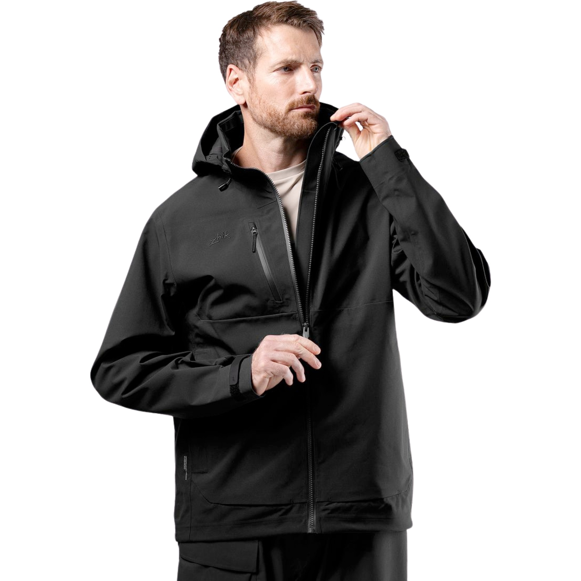 2026 Zhik Mens INS400 Coastal Sailing Jacket JKT-0400-M - Black